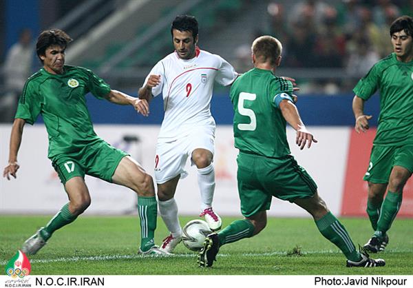 بازیهای آسیایی 2010 گوانگجو؛ برتری امیدهای ایران مقابل ترکمنستان در پایان نیمه اول