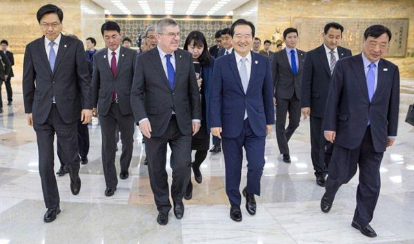 توماس باخ: بازیهای زمستانی پیونگ چانگ می تواند کره را متحد کند