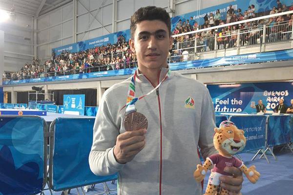 Iranian gymnast bags bronze medal of 2018 Youth Olympic Games