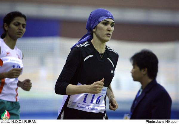 سومین دوره بازی‌های داخل سالن آسیا - ویتنام؛ لیلا ابراهیمی  رکورد ایران را شکست و چهارم شد