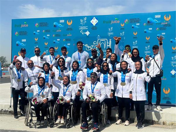 ۳۳ مدال رنگارنگ ارمغان قایقرانی ایران از آبهای سمرقند