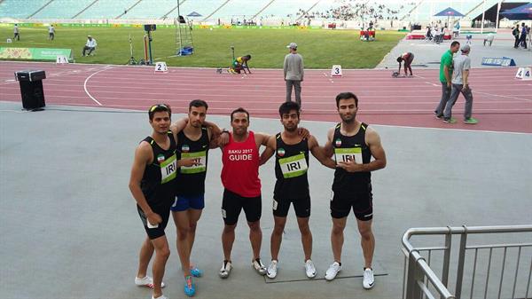چهارمین دوره بازیهای همبستگی کشورهای اسلامی؛تیم چهار در صد متر معلولان مدال طلا گرفت