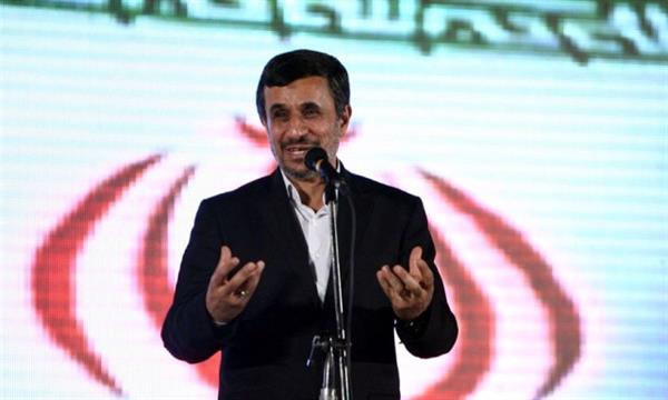 پیام تبریک احمدی نژاد به احسان حدادی(691)
