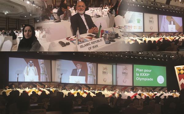 با حضور توماس باخ،شیخ فهد و نمایندگان کمیته های المپیک کشورهای جهان؛بیست و یکمین اجلاس کمیته های ملی المپیک در قطر برگزار شد