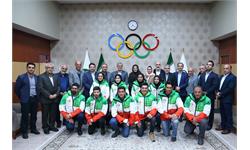 مراسم بدرقه کاروان ورزشی ایران به بازیهای المپیک زمستانی جوانان لوزان 16