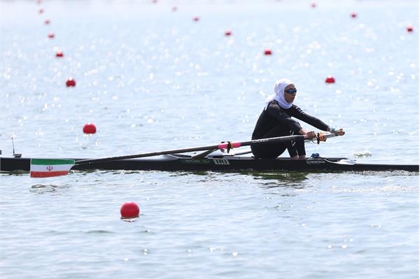 المپیک توکیو 2020؛ دختر قایقران ایران به  یک چهارم نهایی رفت
