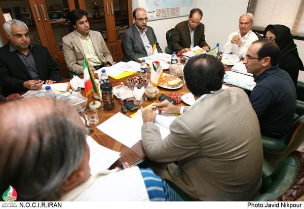 جلسه نمایندگان 6 فدراسیون اعزامی به بازیهای همبستگی کشورهای اسلامی در کمیته