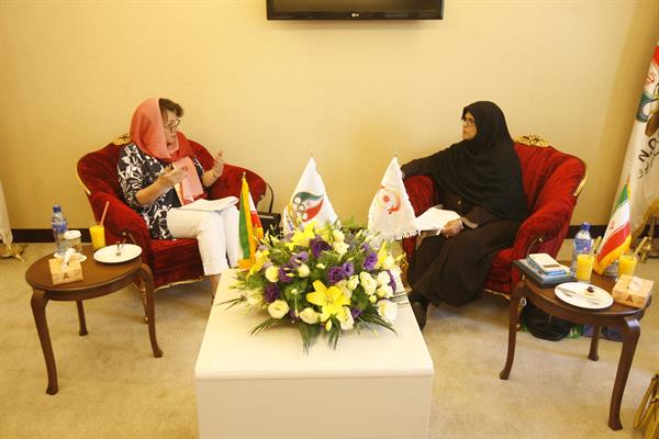 Head of OCA women and sport committee met with Iran NOC vice president