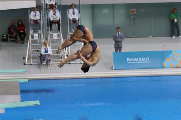 چهارمین دوره بازیهای همبستگی کشورهای اسلامی؛ طلای شیرجه سه متر دوبل به ایران رسید