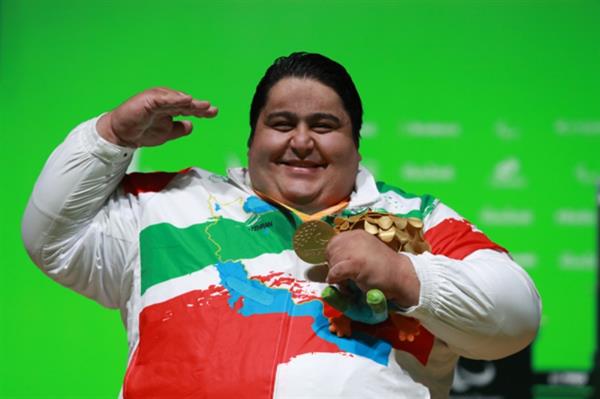 Iranian athlete wins gold in para powerlifting