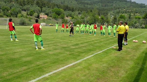 تمرین تیم ملی فوتبال امید در ترکیه برگزار شد