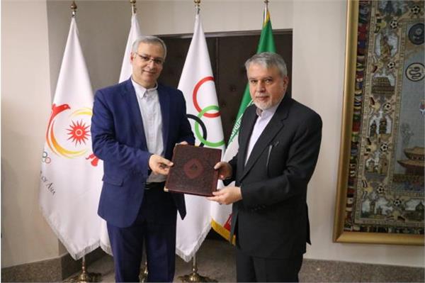 مراسم تقدیر از دو بازنشسته کمیته ملی المپیک با حضور دکتر صالحی امیری و سعیدی برگزار شد