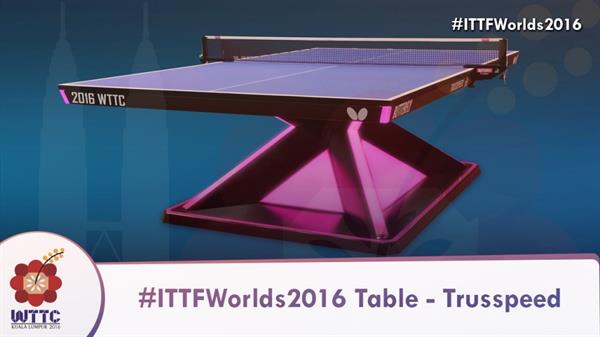 رقابت های قهرمانی جهان تنیس روی میز با میزهای متفاوت برگزار می شود