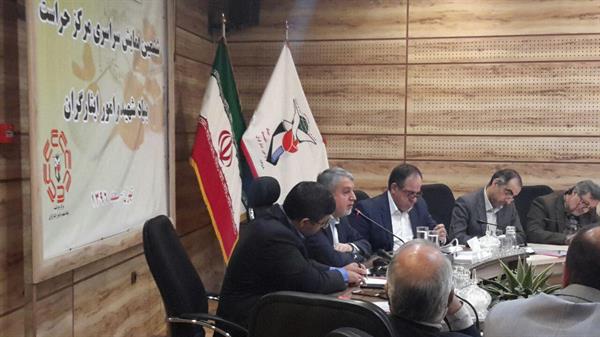 حضور رئیس کمیته ملی المپیک درششمین همایش سراسری مرکز حراست بنیاد شهید و امور ایثار گران