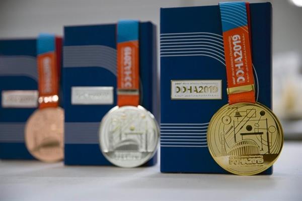 رونمایی از مدالهای مسابقات جهانی دومیدانی در دوحه