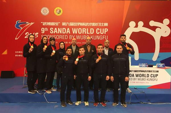 کمیته ملی المپیک قهرمانی تیم ملی ووشو در رقابتهای جام جهانی را تبریک گفت
