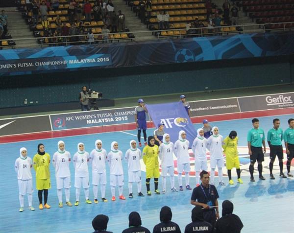 ملی پوشان فوتسال بانوان ایران به فینال مسابقات قهرمانی آسیا راه یافتند ،شکست تایلند در مرحله یک چهارم نهایی