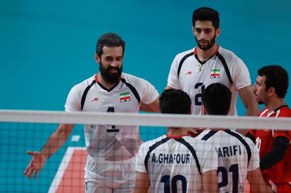 تیم ملی والیبال ایران مقابل قهرمان جهان شکست خورد