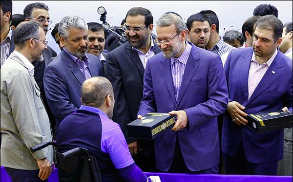 برگزاری مراسم تقدیر از مدال آوران پارالمپیک 2012 لندن توسط مجلس شوراى اسلامى