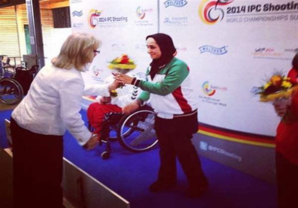 رقابت های تیراندازی قهرمانی جهان معلولین – آلمان 2014؛ساره جوانمردی طلایی شد،تیم بانوان به نشان نقره دست یافت