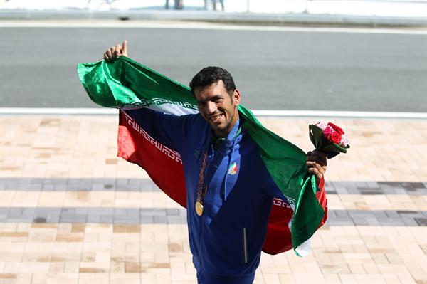 مدال طلا - قایقرانی - محسن شادی