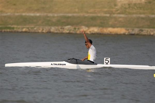 احمدرضا طالبیان قایقران المپیکی رشته آبهای آرام؛رکوردهایم در تهران بهتر از مسابقات جهانی بود