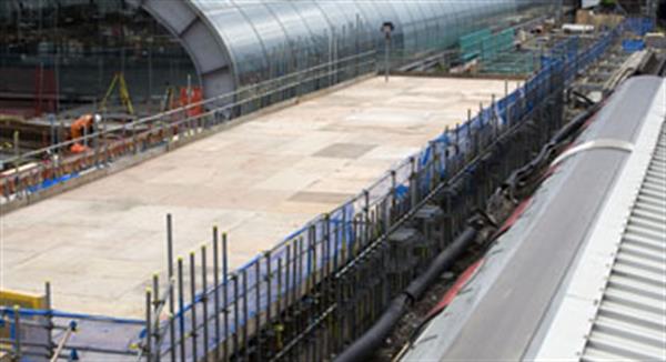 روند توسعه ایستگاه استراتفورد لندن به مراحل میانی خود رسید