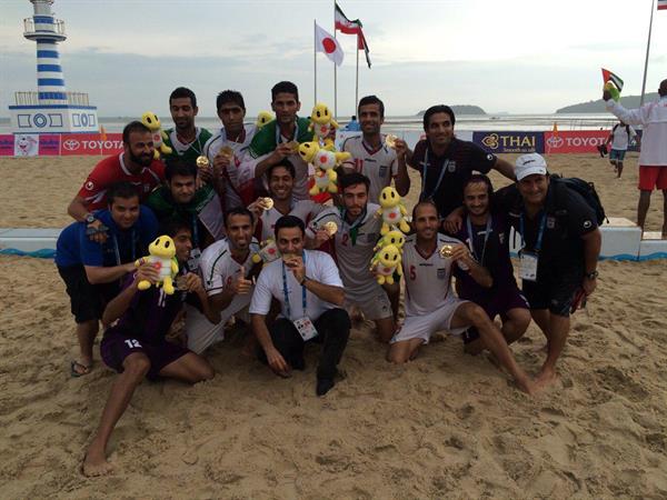 چهارمین دوره بازی های ساحلی_تایلند؛ایران قهرمان فوتبال ساحلی آسیا شد