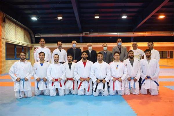 بازدید دکتر سجادی، رضوانی،فخری و فتاحیان از اردوی تیم ملی کاراته