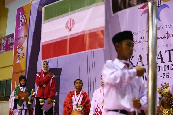 سومین دوره بازی های همبستگی کشورهای اسلامی-اندونزی(61)؛مدال دلارام دوستی قطعی شد