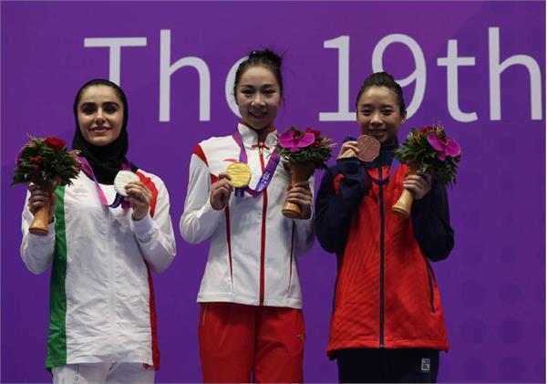 Iranian Female Wushu Athlete Conquers Valuable Silver