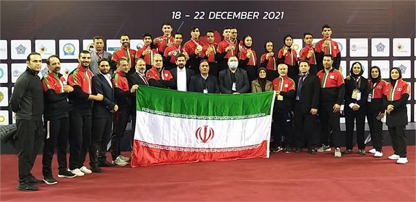 مسابقات قهرمانی آسیا ۲۰۲۱ – قزاقستان؛کاروان ایران در خاک کشور میزبان با اقتدار قهرمان شد