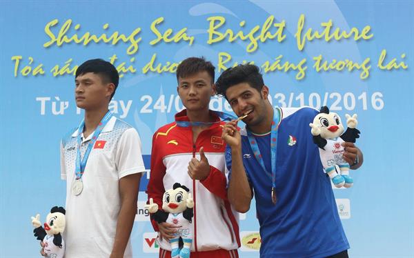 پنجمین دوره بازیهای آسیایی ساحلی -  ویتنام؛آغاز رقابتهای نمایندگان ایران با برنز طاهر خانی