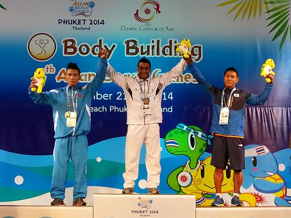 چهارمین دوره بازیهای ساحلی_ تایلند؛پرورش اندام با 1 طلا و 1 نقره کاروان ورزشی ایران را 27 مداله کرد