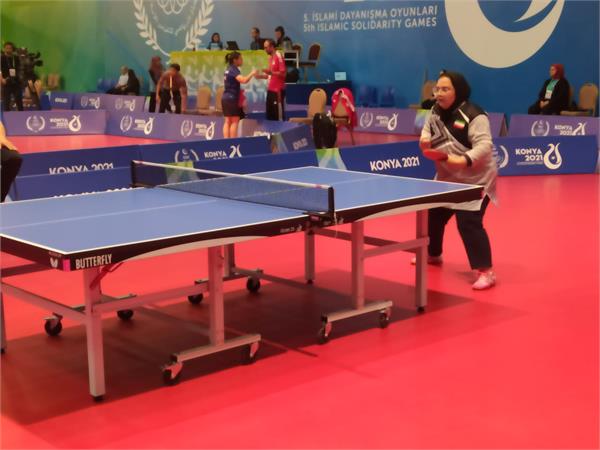 بازیهای کشورهای اسلامی -قونیه ؛فاطمه محمدی به نقره پاراتنیس روی میز دست یافت