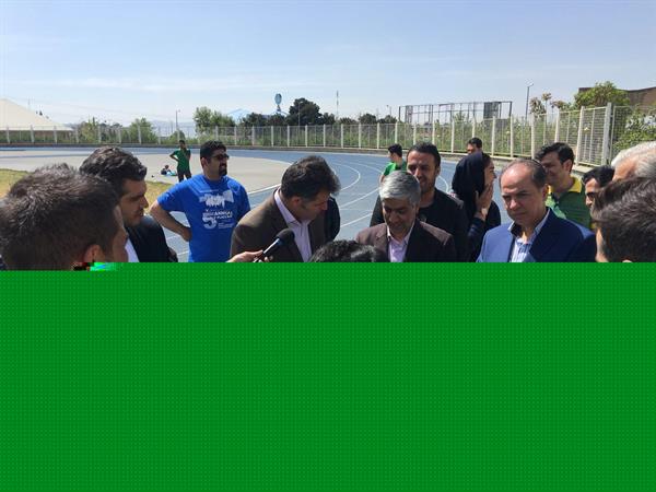 رئیس کمیته ملی المپیک ضمن بازدید از اردوی تیم ملی دوومیدانی پاداش احسان حدادی را پرداخت کرد