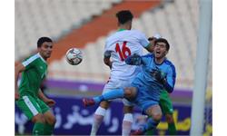 دیدار تیم ملی فوتبال المپیک ایران با ترکمنستان 3