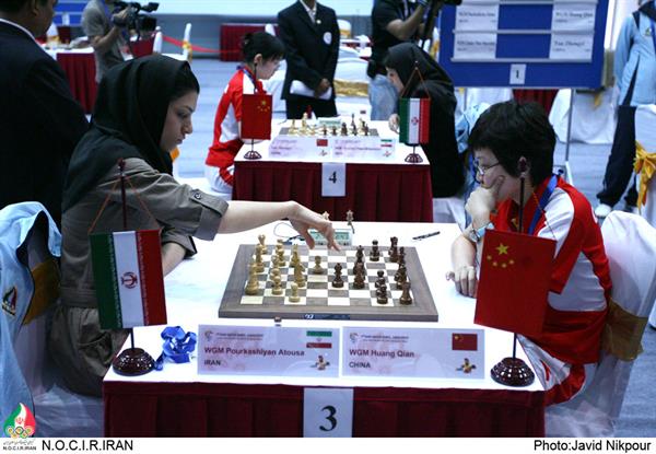 /سومین دوره بازی های آسیایی داخل سالن – ویتنام/تیم ملی شطرنج با سه شانس ادامه می دهد