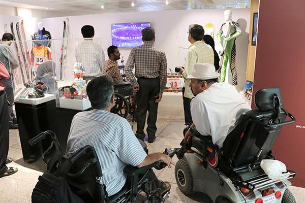 بازدید جمعی از معلولان از موزه ملی ورزش،المپیک و پارالمپیک