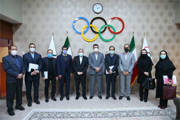 برگزاری جلسه هیات رئیسه فدراسیون ورزش های ناشنوایان با حضور دکتر صالحی امیری