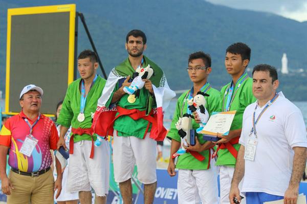 پنجمین دوره بازیهای آسیایی ساحلی-ویتنام؛شیخ الاسلامی اولین طلای کاروان ایران را به نام خود کرد