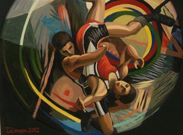 جهت حضور در مسابقه هنر،ورزش و المپیک لندن 2012؛ارسال 2 اثر هنری ورزشی ایران به کمیته بین المللی المپیک