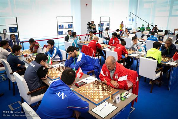 بازی های داخل سالن آسیا 2017 – ترکمنستان،چهارمی تیم شطرنج مردان و نهمی تیم زنان در پایان دور چهارم بخش سریع