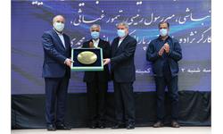 مراسم رونمایی از تندیس قهرمانان ورزش کشور با حضور رییس مجلس شورای اسلامی 64
