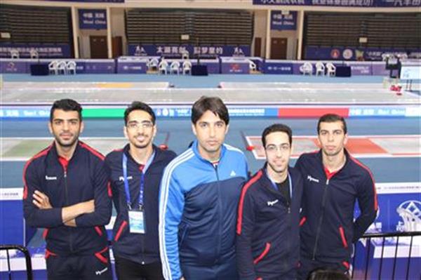 شمشیربازی قهرمانی آسیا – چین؛تیم اسلحه اپه مردان ایران در رده پنجم آسیا ایستاد