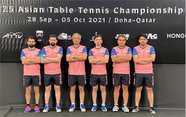 تاریخ سازی ملی پوشان تنیس روی میز در آسیا برای اولین بار / پنجمی ایران در تنیس روی میز قهرمانی آسیا