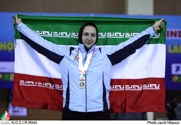 سومین دوره بازی‌های داخل سالن آسیا - ویتنام ؛لیلا رجبی اولین طلایی ایران لقب گرفت