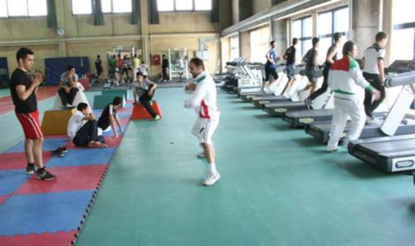 تست آمادگی جسمانی ملی پوشان کاراته کا در آکادمی ملی المپیک