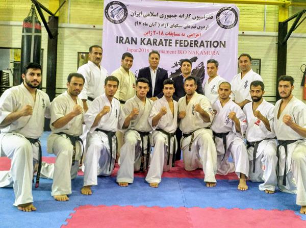 بازدید رئیس فدراسیون کاراته از اردوی تیم ملی سبکهای آزاد