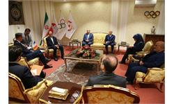 دیدار ریاست کمیته ملی المپیک با سفیر فرانسه در ایران 1